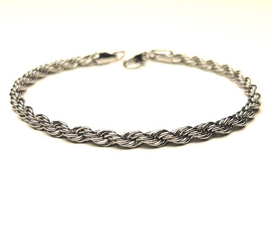 Rope Metal Bracelet 4mm